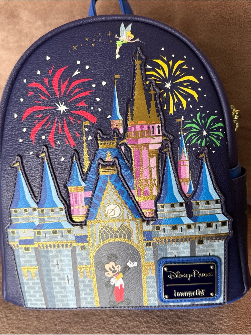Disney Parks Loungefly Mini Backpack WDW Cinderella Castle Mickey NWT